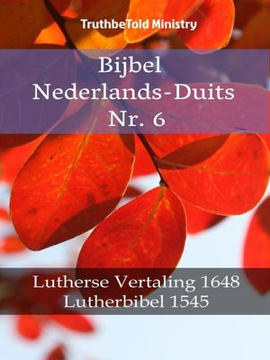 cover image of Bijbel Nederlands-Duits Nr. 6